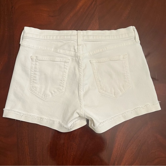 J. Crew Women's White Denim Shorts - Picture 2 of 9